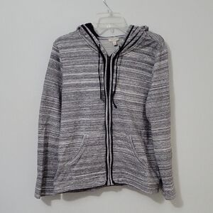 Talbots Full Zip French Terry Sweatshirt, Size Large